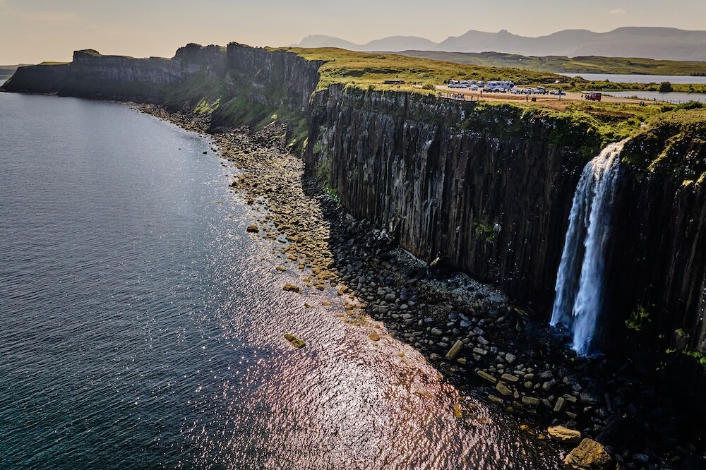 waterfall in scotland