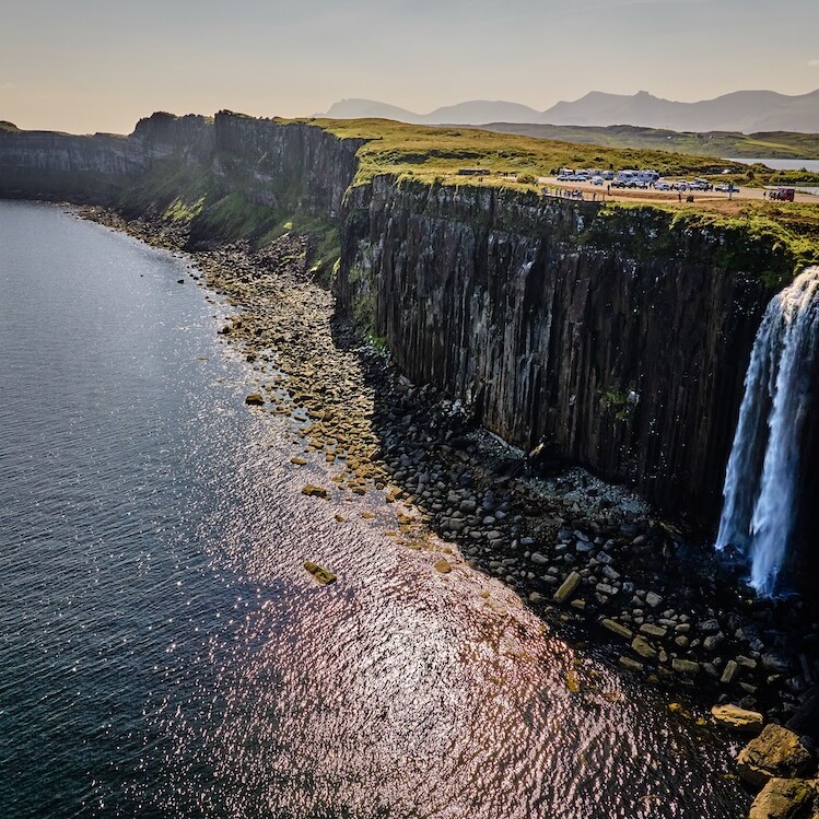 waterfall in scotland